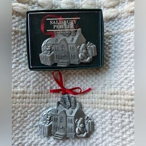 2003 Maryland Governor Ehrlich Pewter Holiday Ornament Christmas MD Republican